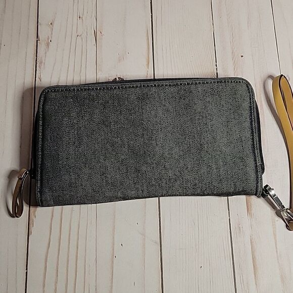 Vera Bradley RFID Beach Zip Around Wristlet Wallet  Shore Thing Coral Anchor - Picture 7 of 14